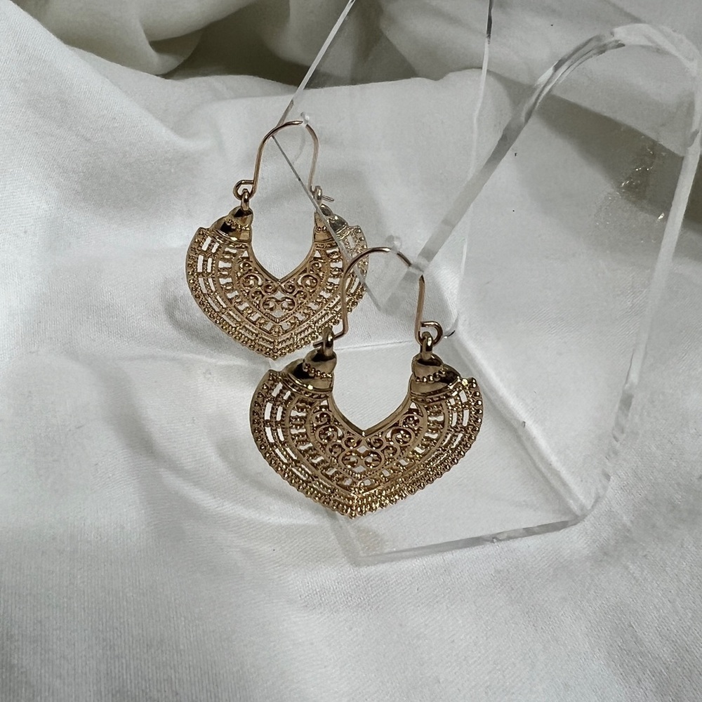 Fashion Jewelry Earrings 18kt Gold Plated BoHo Chic Style. Persian Designed☑️